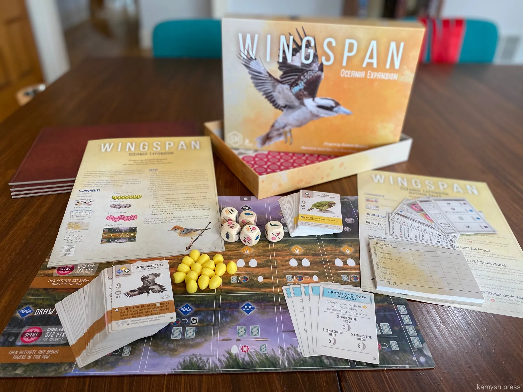 1. Wingspan: Oceania Expansion