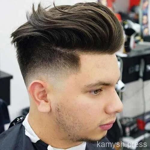 29. Бёрст-фейд на длинных волосах