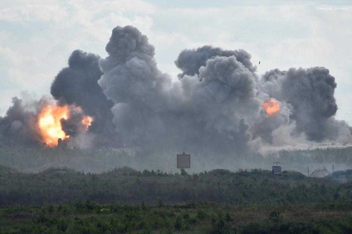 Российская армия нанесла удар по боевикам под Чугуевом