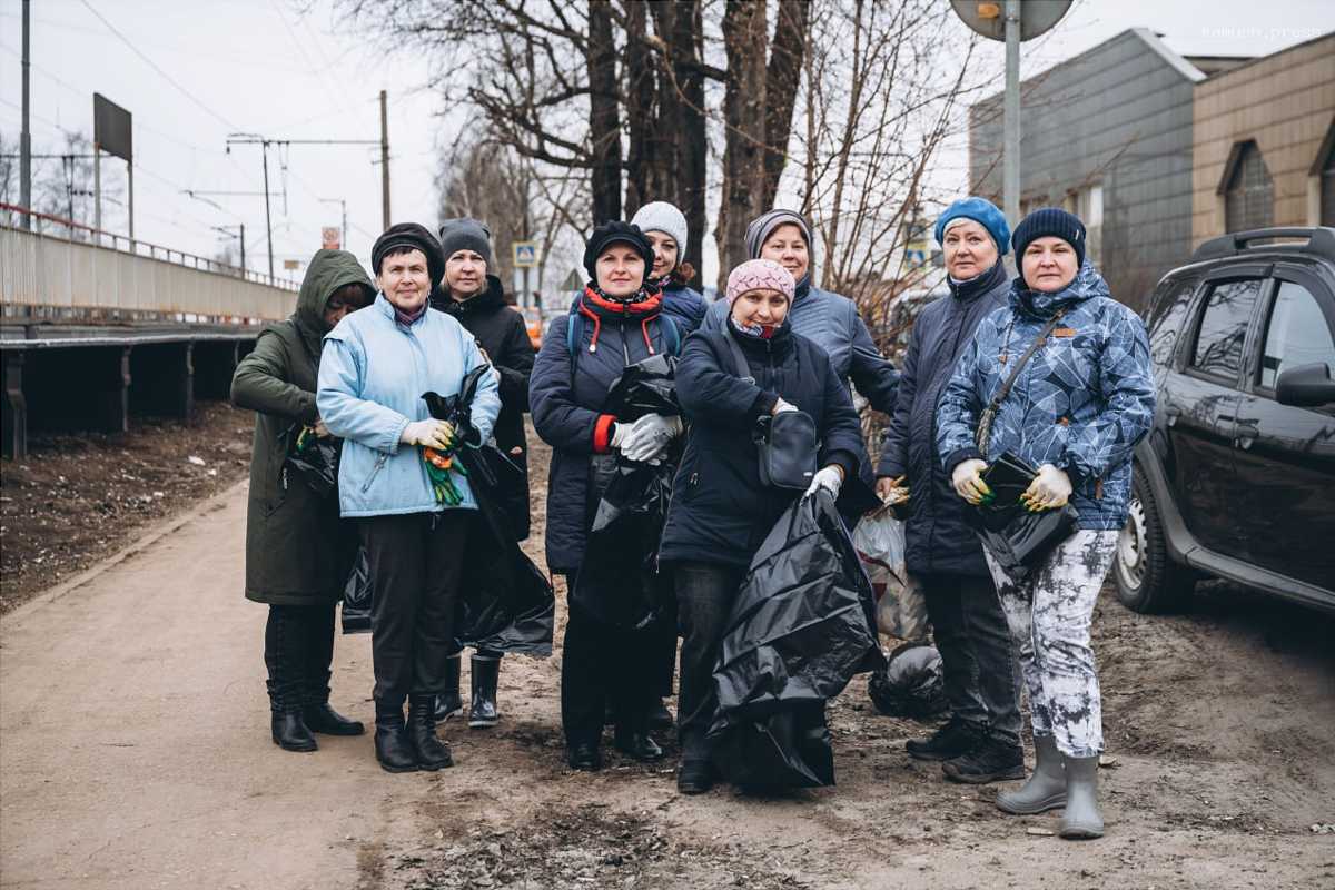 В Щелкове провели первый большой субботник