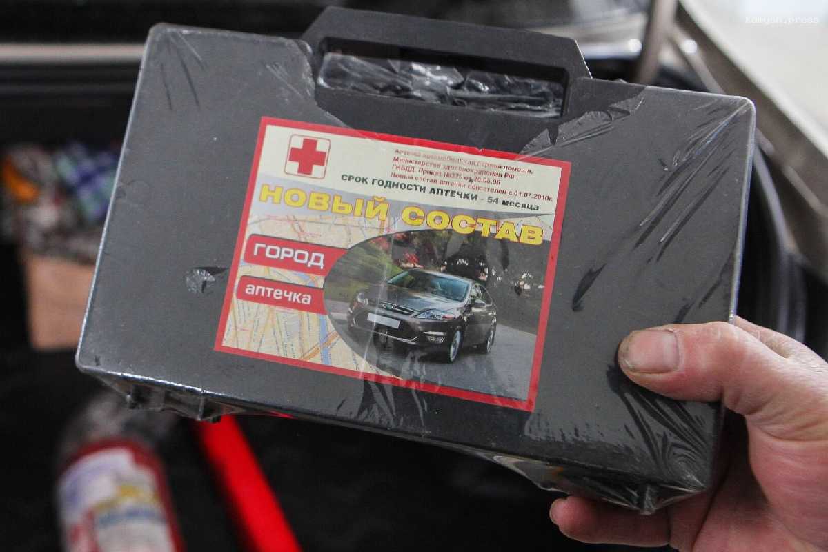 Комплектация автомобильной аптечки может измениться