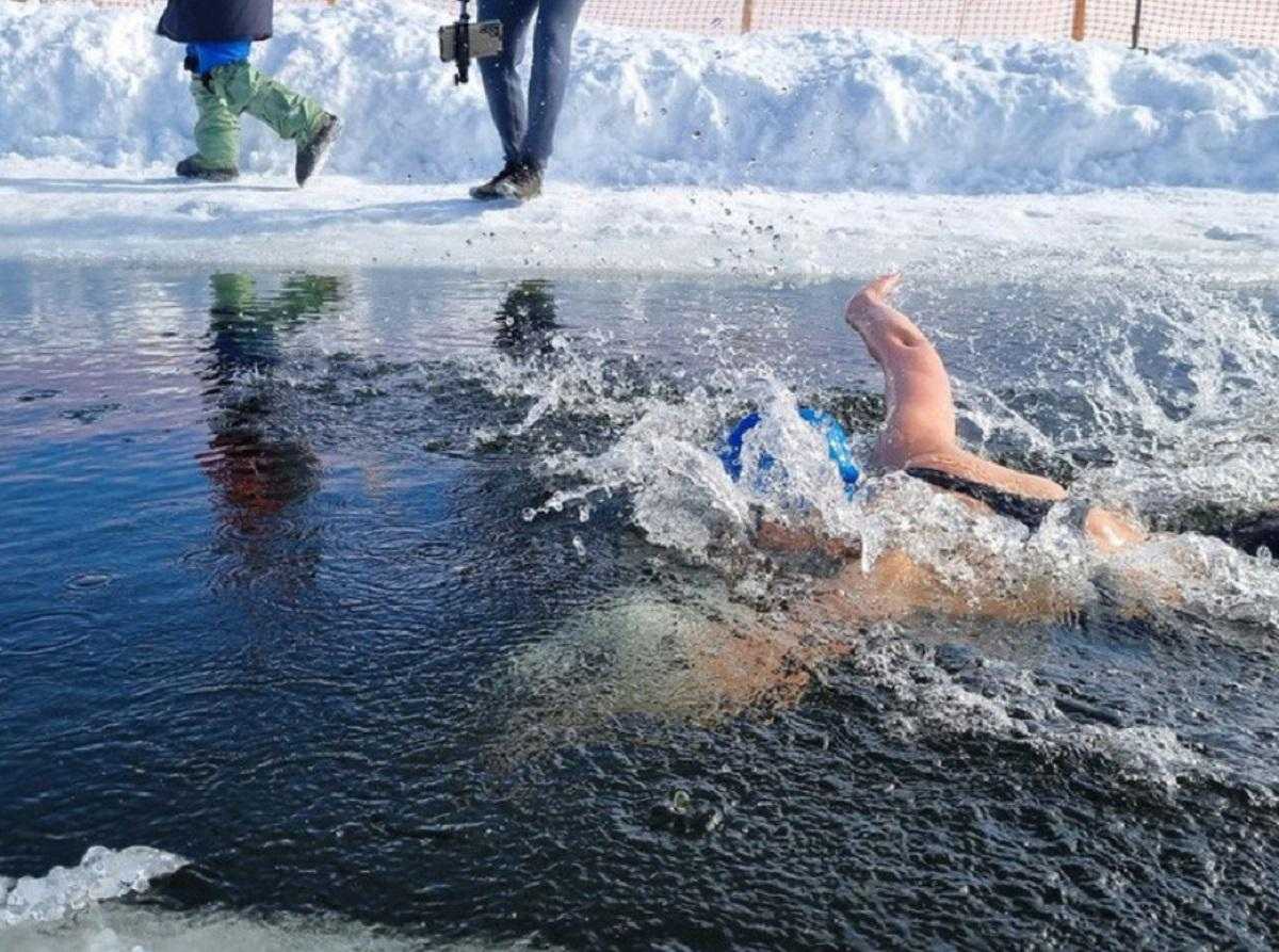 Благотворительный заплыв «Добрый морж» прошел в городе Тик-Губе