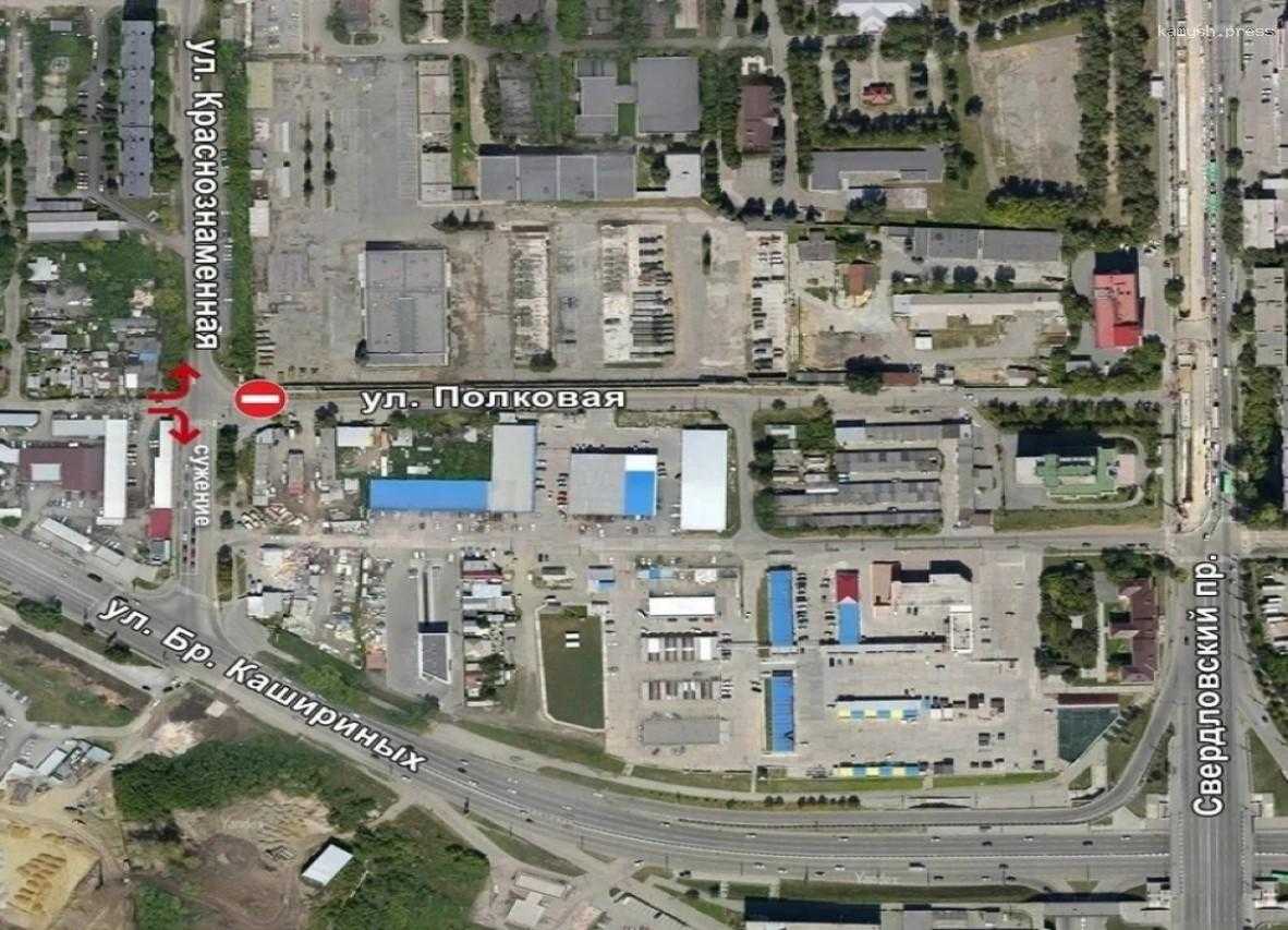 В связи с ремонтом теплотрассы в Челябинске организуют временную схему движения