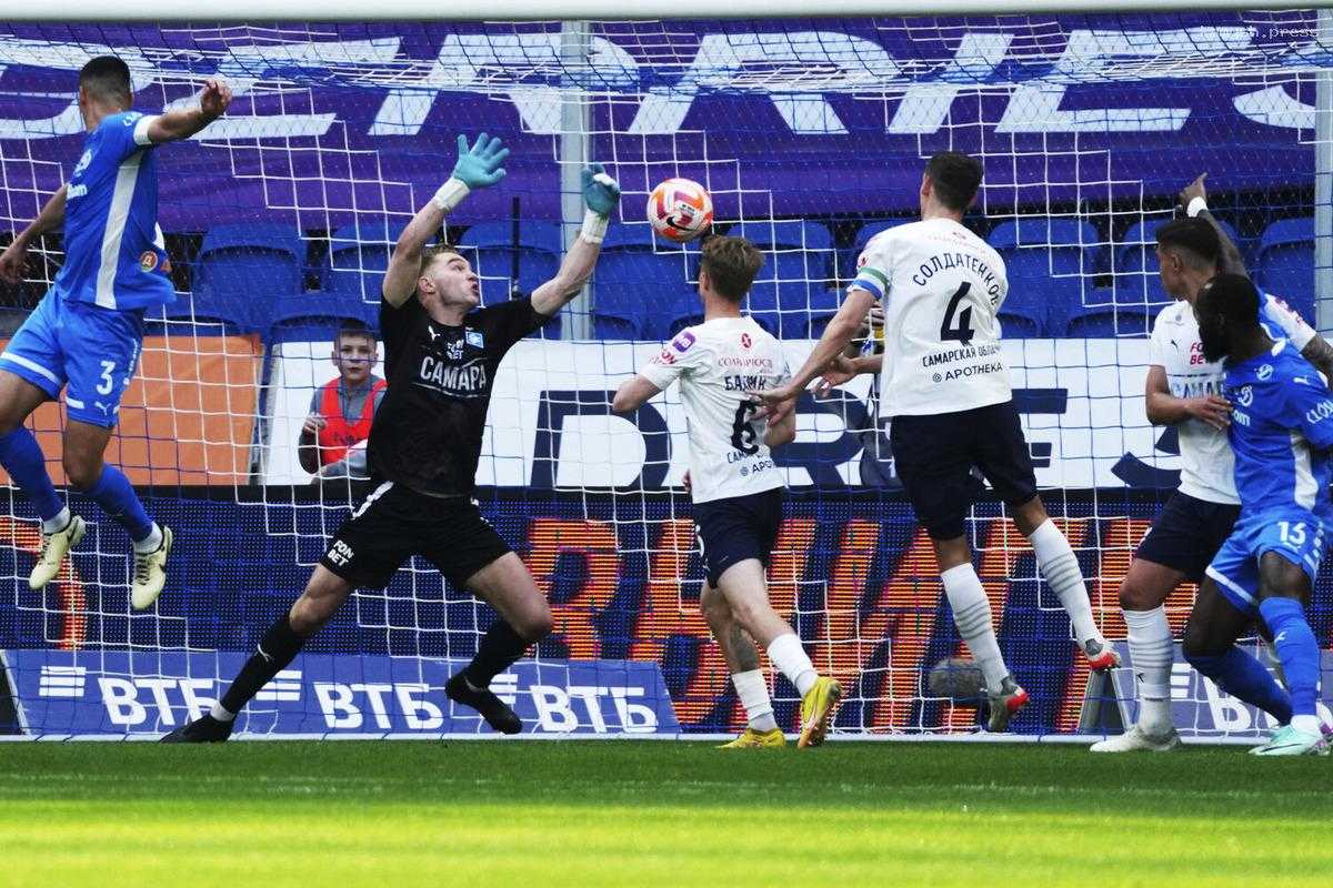 Матч с участием «Динамо» и «Крыльев Советов» закончился победой московской команды