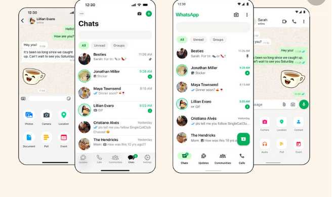 Мессенджер WhatsApp полностью изменил дизайн