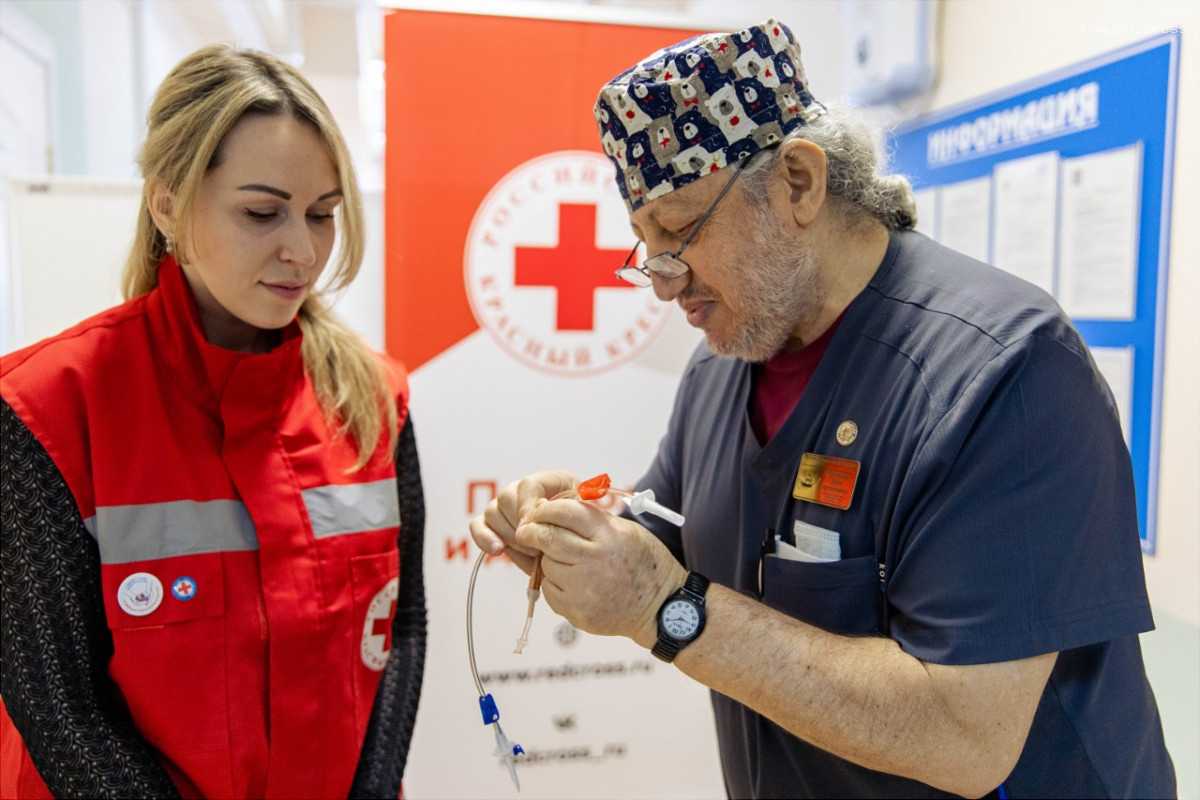 В НАО желающие стать донорами пробно сдали кровь