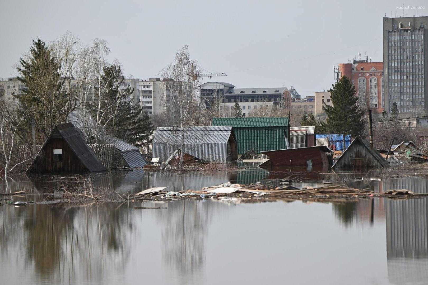 Уровень воды в реке Тобол у Кургана составил 970 см