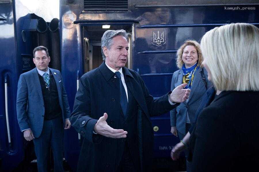 Песков прокомментировал очередной визит Блинкена в Киев