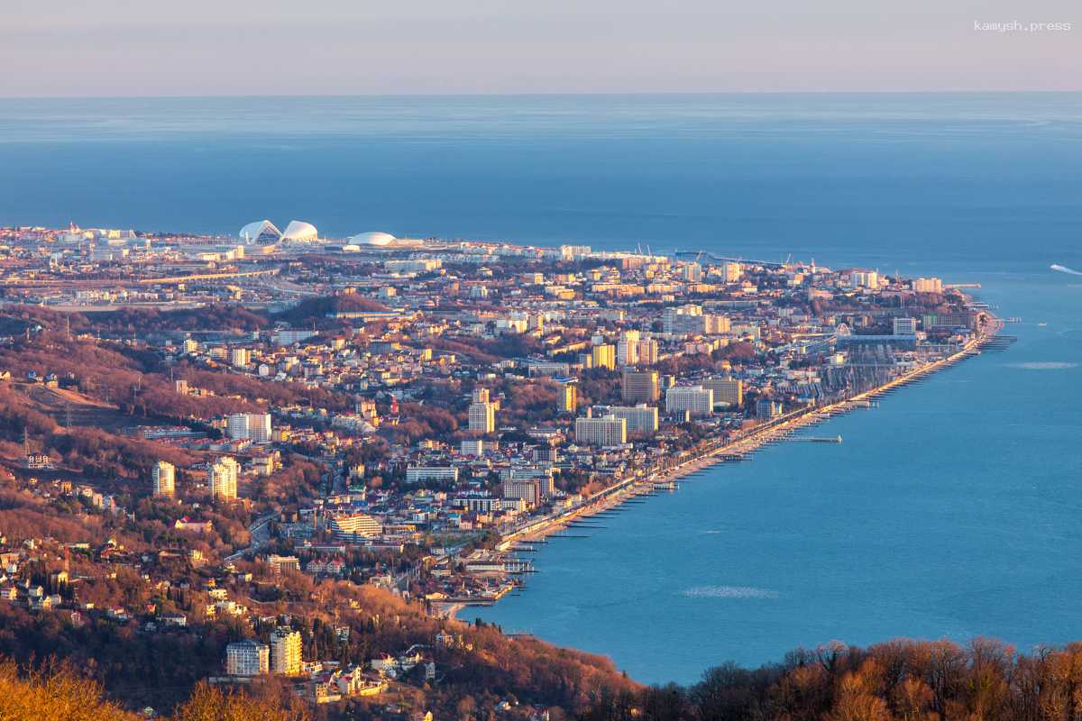 Власти Сочи назвали самые популярные места