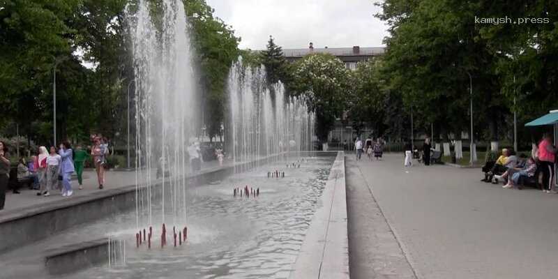 В Северной Осетии заработали фонтаны