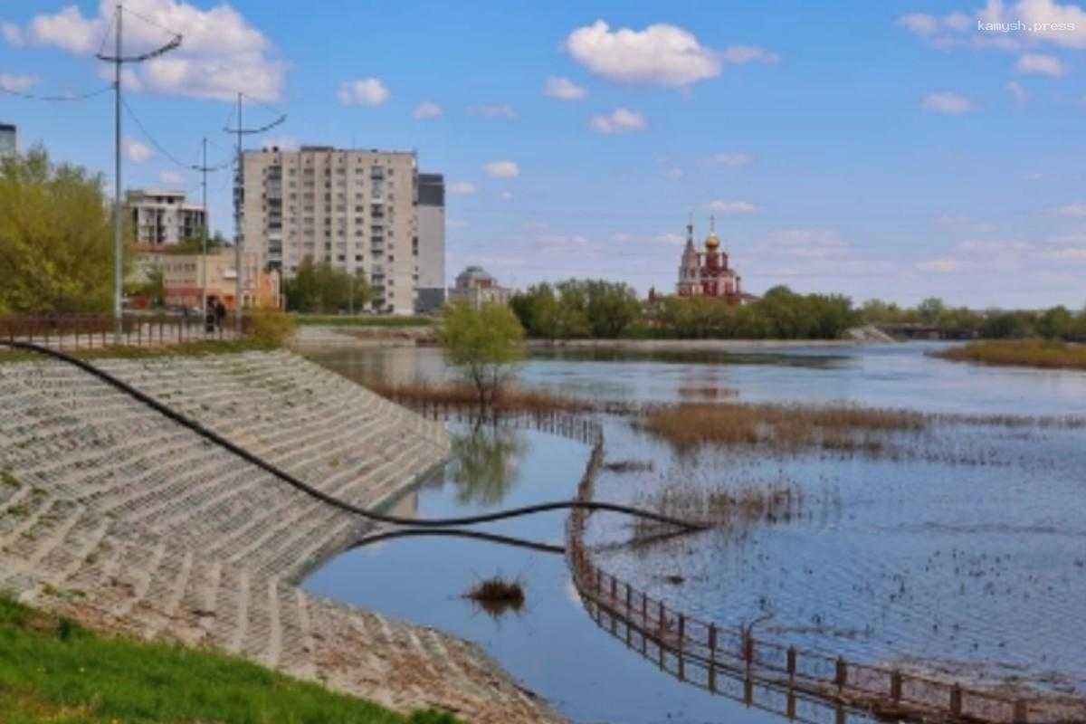 В Кургане дезинфицировали набережную