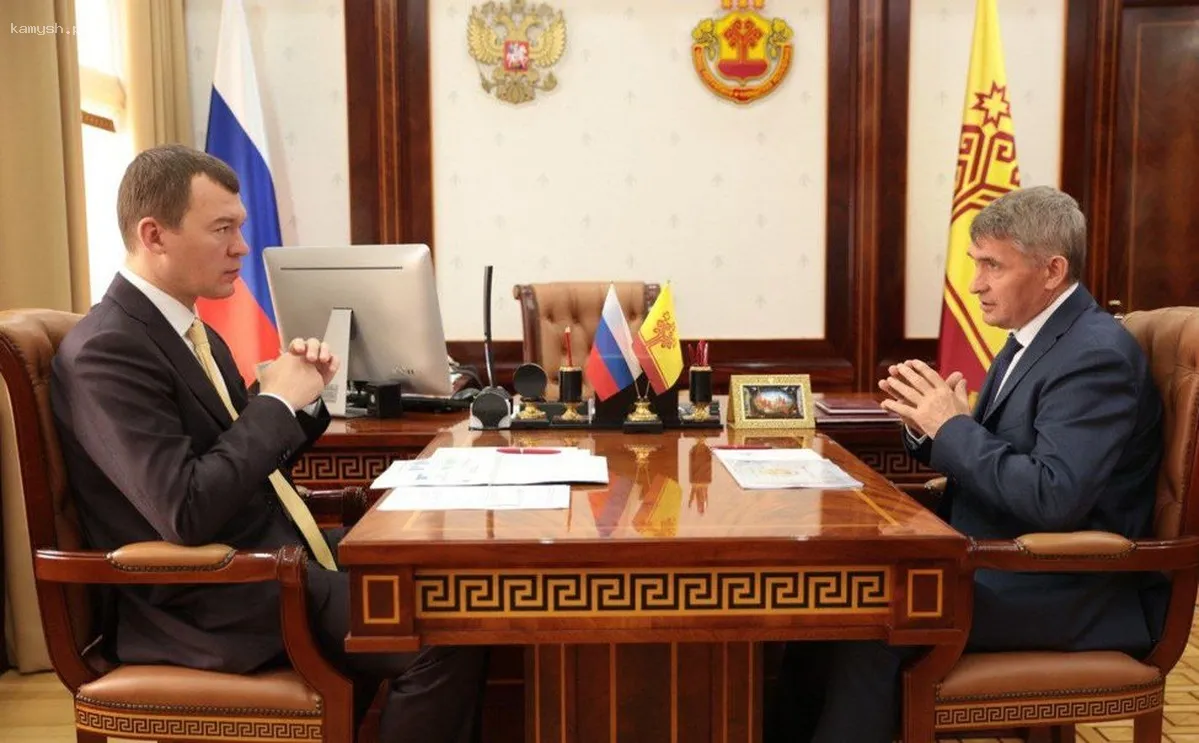 Министр спорта Михаил Дегтярев прибыл в Чувашию с рабочим визитом