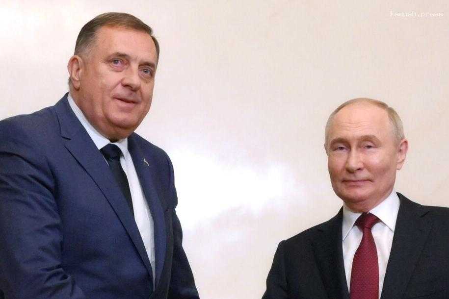 Путин отметил восстановительный рост товарооборота с Республикой Сербской