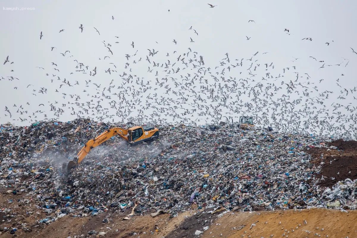 В районе Липецка заработал новый мусорный полигон