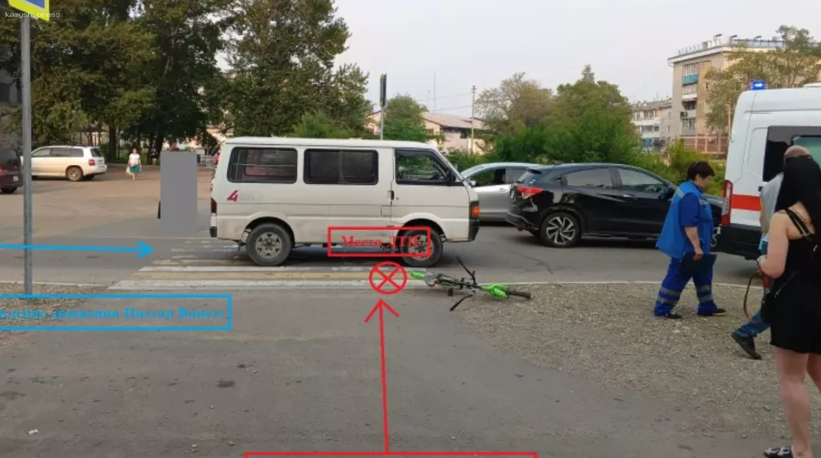 Ребенка увезли на скорой после ДТП в столице ЕАО