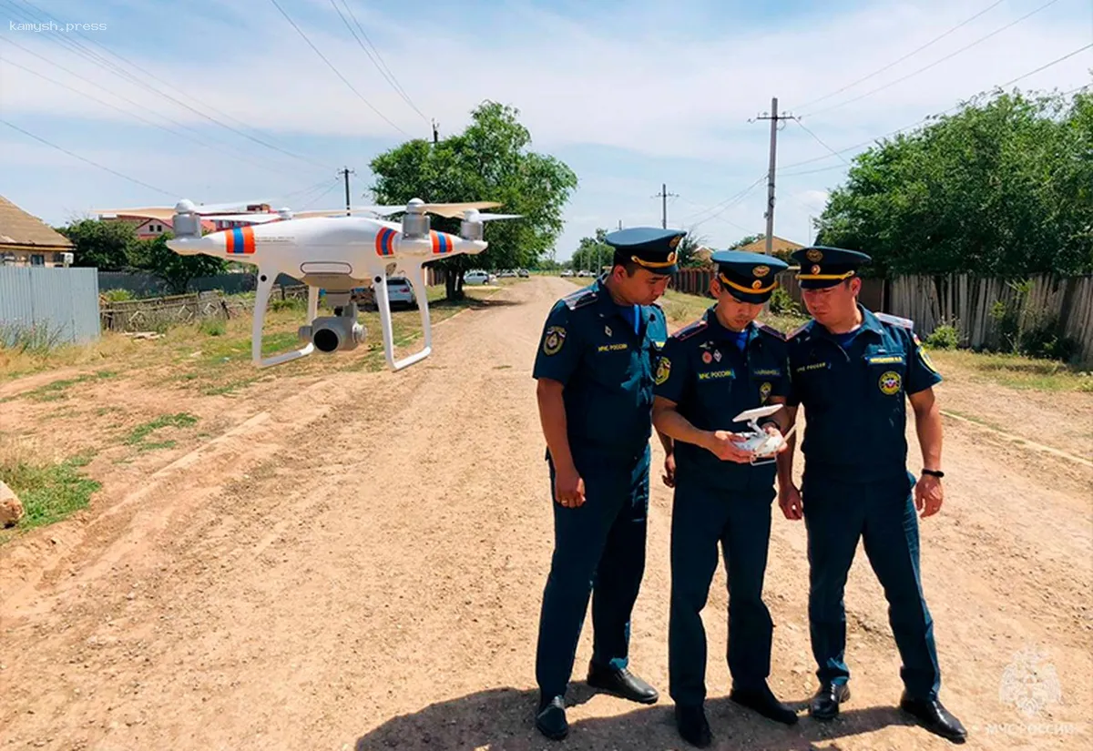 В Калмыкии следить за пожарами помогают беспилотники