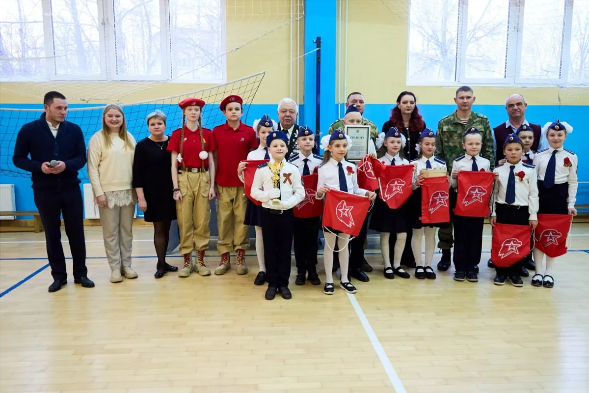 В городском округе Пушкинский провели смотр строя и песни к 80-летию Победы