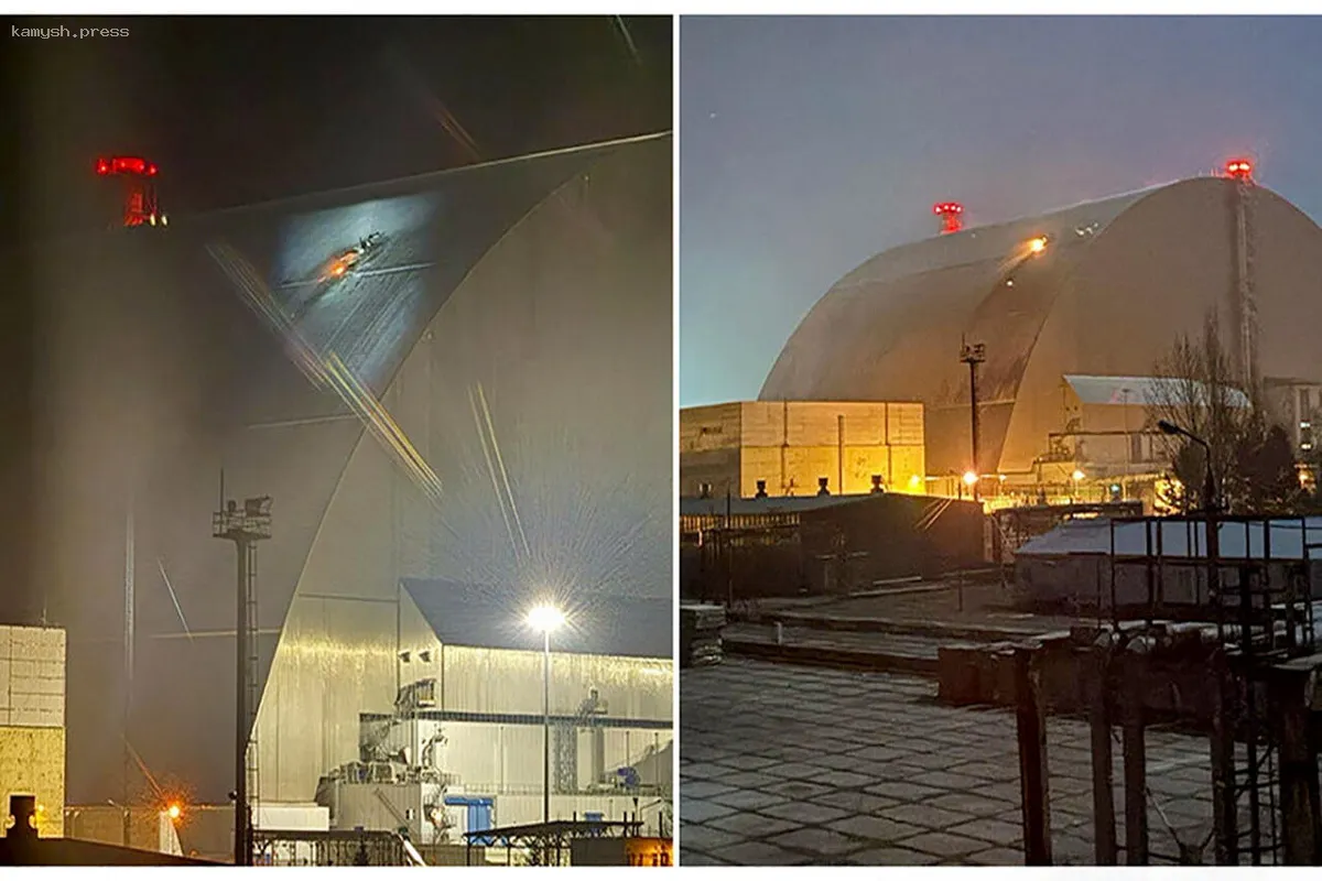 В МАГАТЭ сообщили, что пожары на Чернобыльской АЭС, вызванные ударом дрона, не потушены