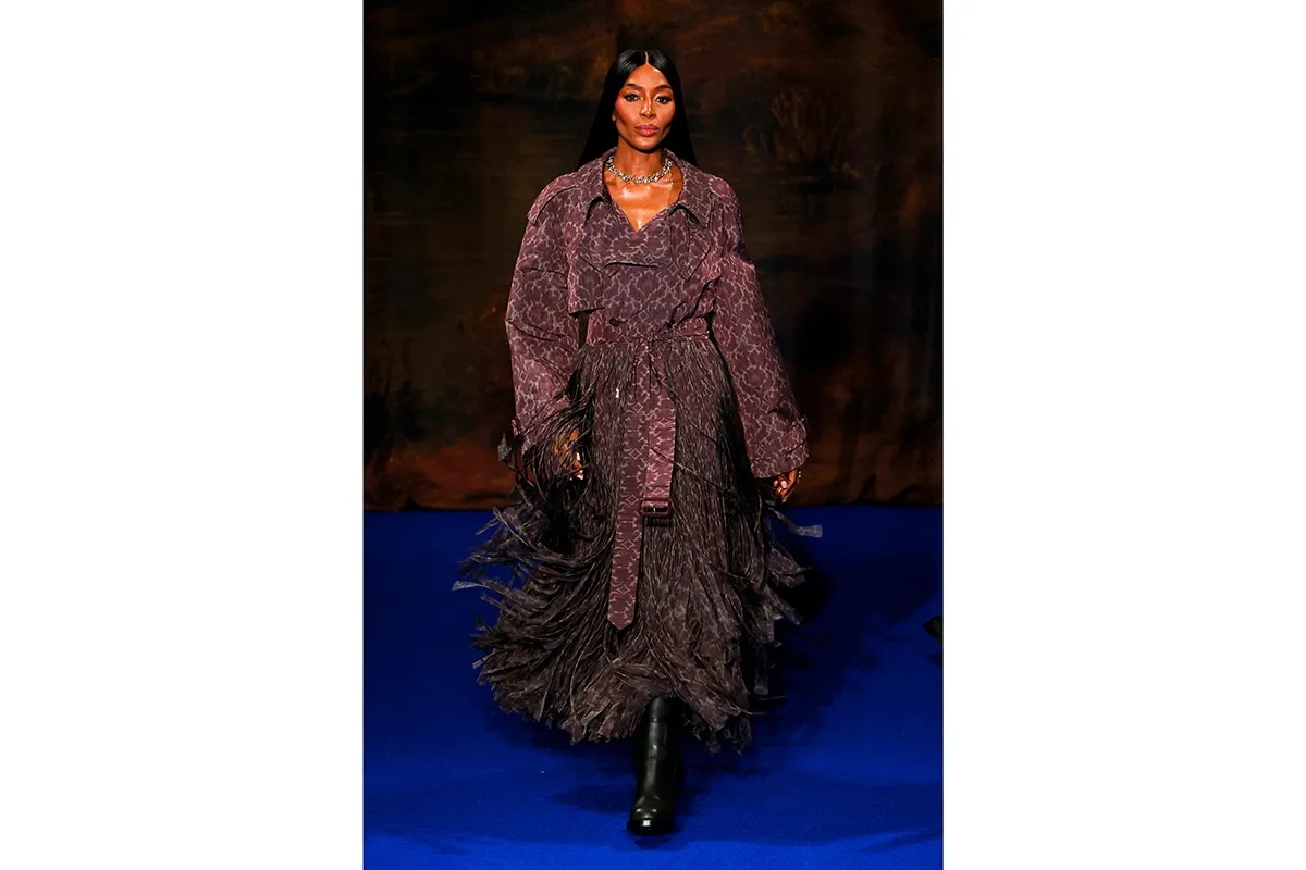 Наоми Кэмпбелл завершила Лондонскую неделю моды