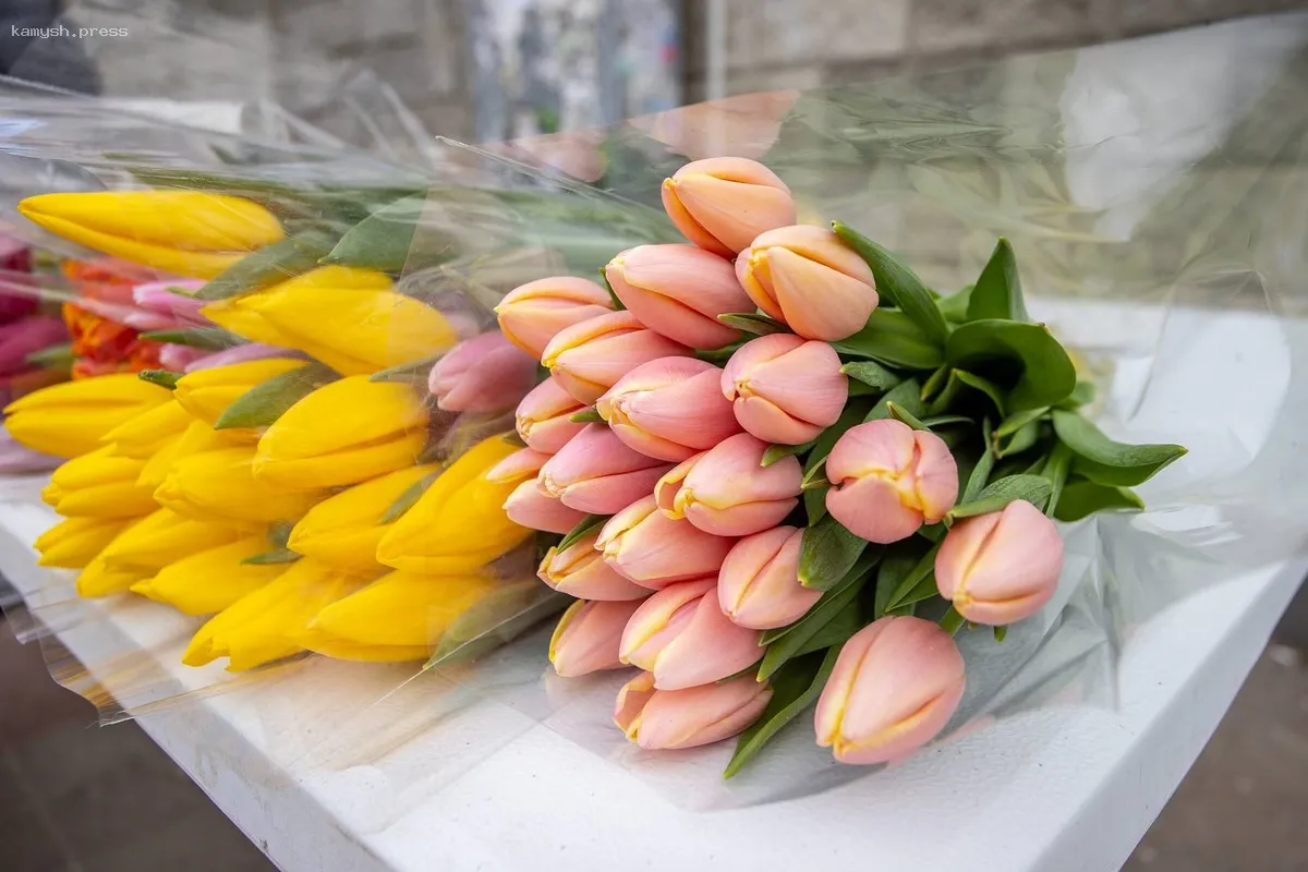 В марте и феврале в Калужской области наблюдается резкий рост продаж цветов