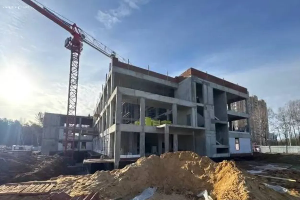 Строительство нового детского сада на Неделиной в Щелкове завершено на 35%