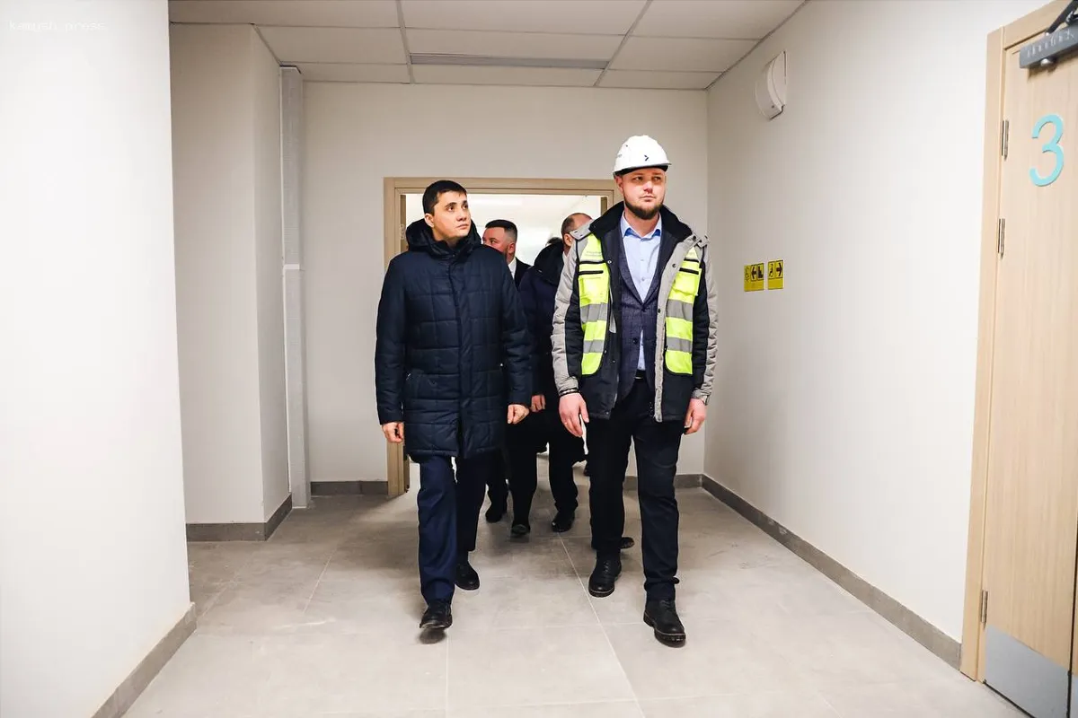 Депутаты проконтролировали процесс строительства детского сада на 350 мест в Юрлове, г.о. Химки