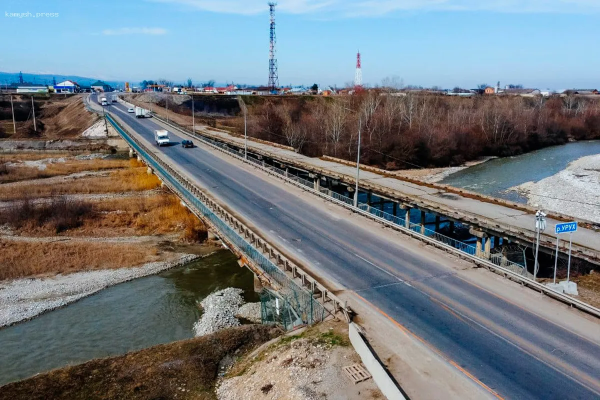 Мост через реку Урух в Кабардино-Балкарии будет модернизирован для увеличения пропускной способности