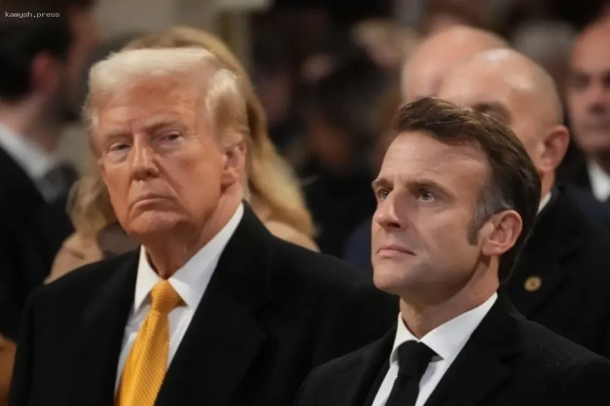 Трамп не вышел на встречу с Макроном у входа в Белый дом