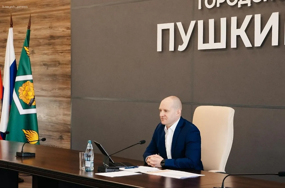 Максим Красноцветов, мэр Пушкинского округа, встретился с жителями Лесного посёлка