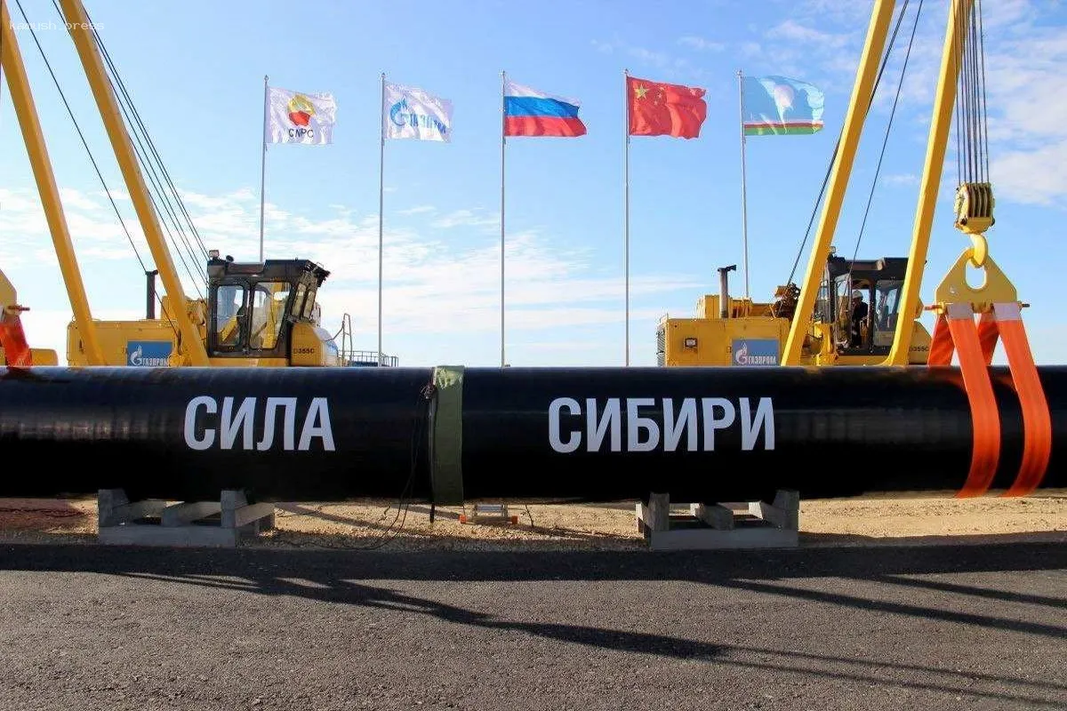«Газпром» сообщил о историческом рекорде по суточным поставкам газа в Китай через «Силу Сибири»