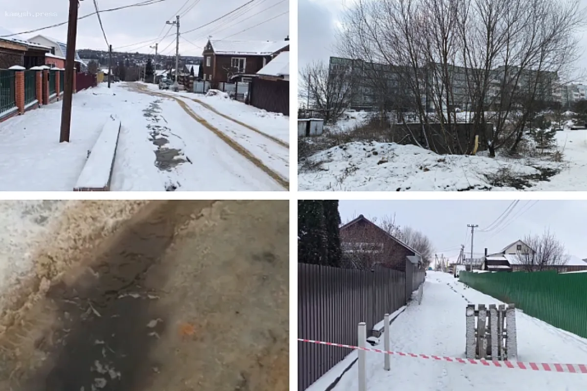 Плавчане недовольны канализационными протечками на улице