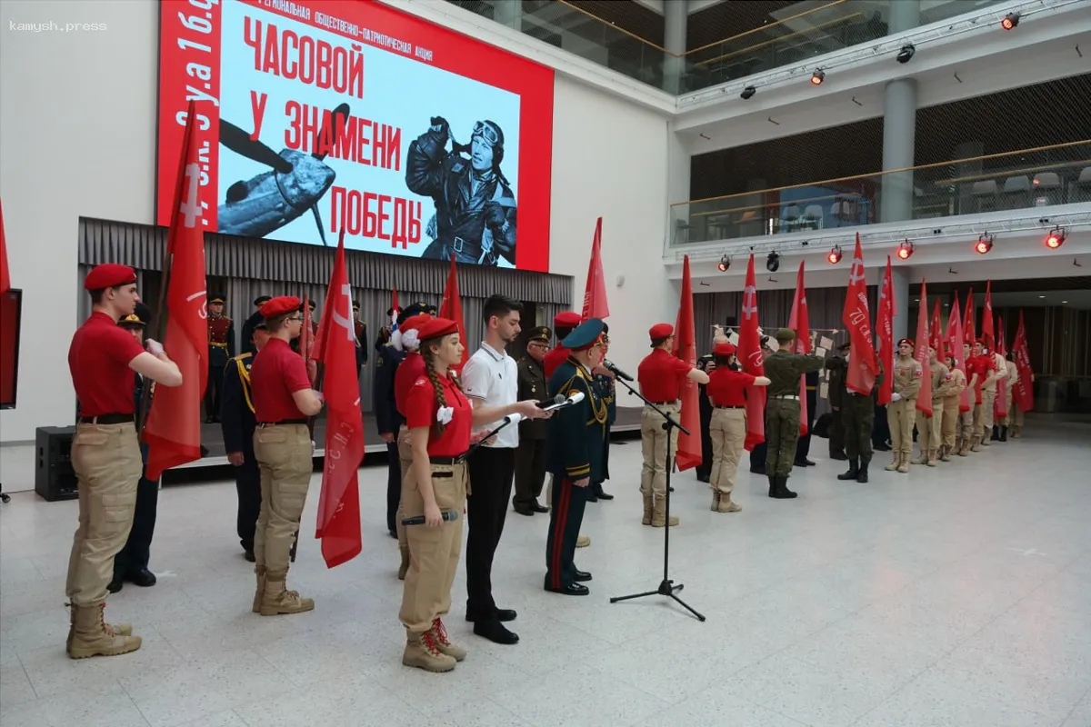 В Новосибирской области стартовала акция «Часовой у Знамени Победы»