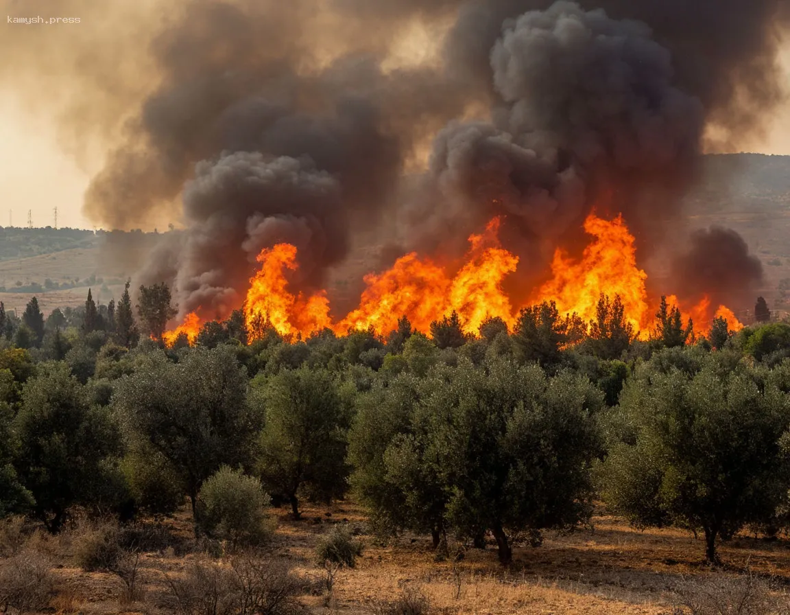 Израильские власти обращаются за помощью из-за лесных пожаров