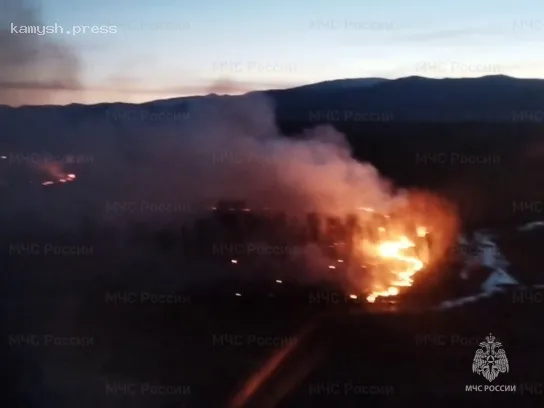 Мониторинговые системы МЧС зарегистрировали два случая ландшафтных пожаров в Тыве