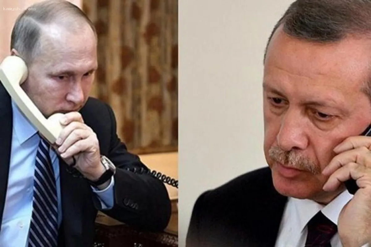 Путин и Эрдоган обсудили по телефону сотрудничество по сирийскому вопросу