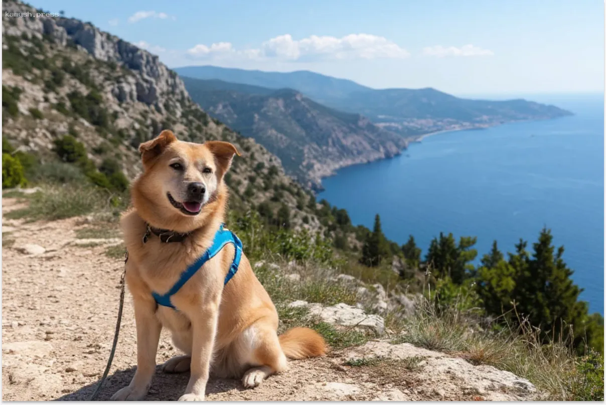 Собака-проводник в Крыму преодолела свыше 280 маршрутов с путешественниками