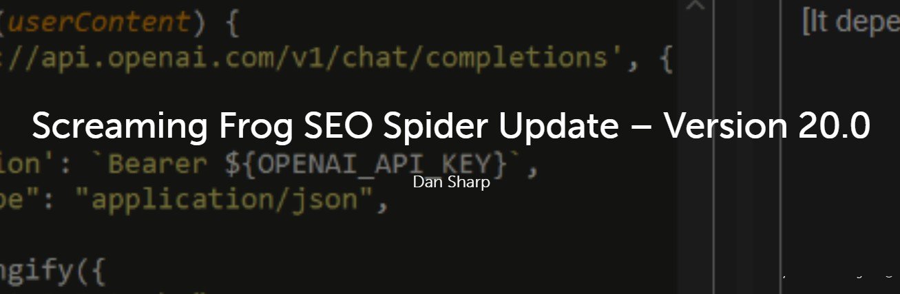 Обновление Screaming Frog SEO Spider 20.0: Новые функции, но старые кряки бесполезны